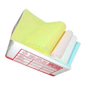 Giấy in Carbonless liên tục A4 4 liên (khổ 210mm)